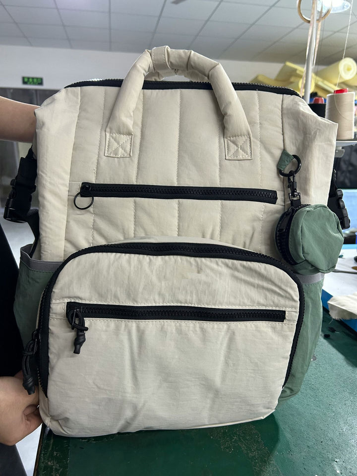 Multi-Functional Quilted Backpack Kalsten