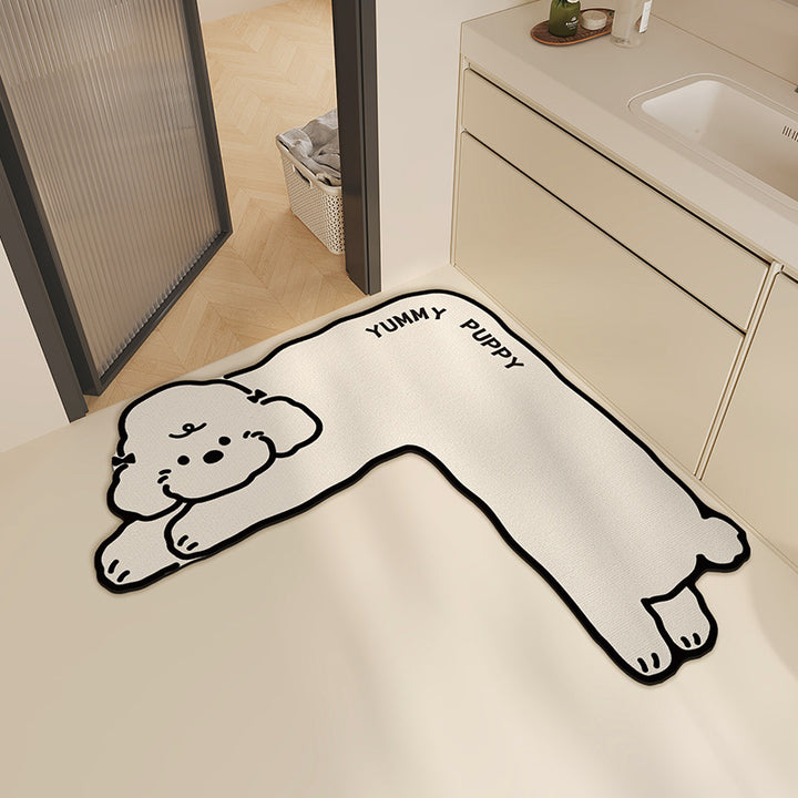 Cute Animal-Themed Bath Mat Kalsten