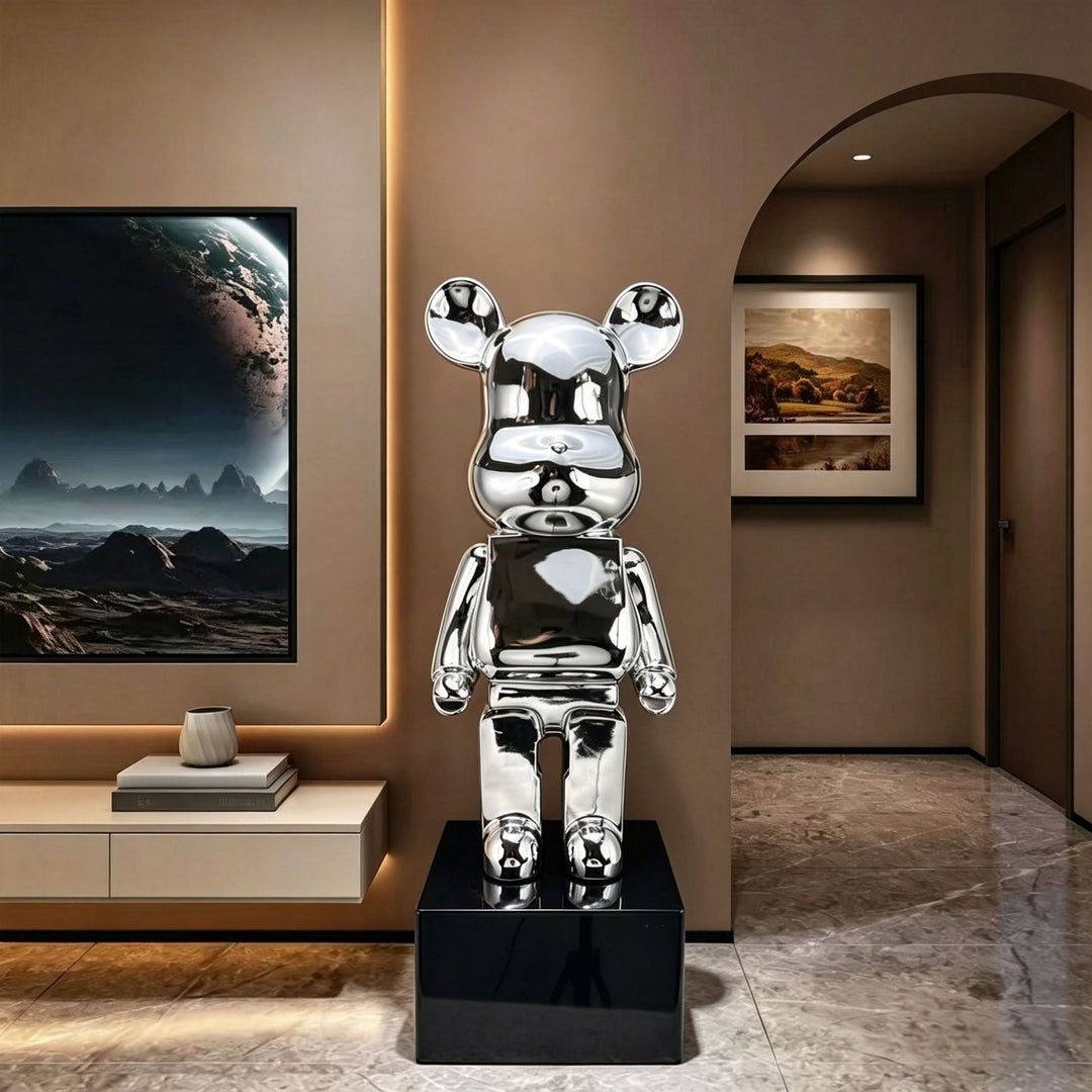 Decorative Resin Bear Figurine for Home Decor
