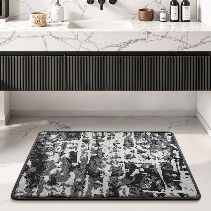 Abstract Pattern Anti-Fatigue Bath Mat