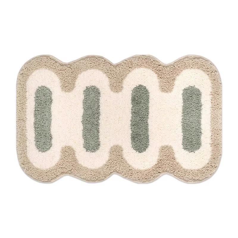 Cartoon Pig-Themed Bath Mat