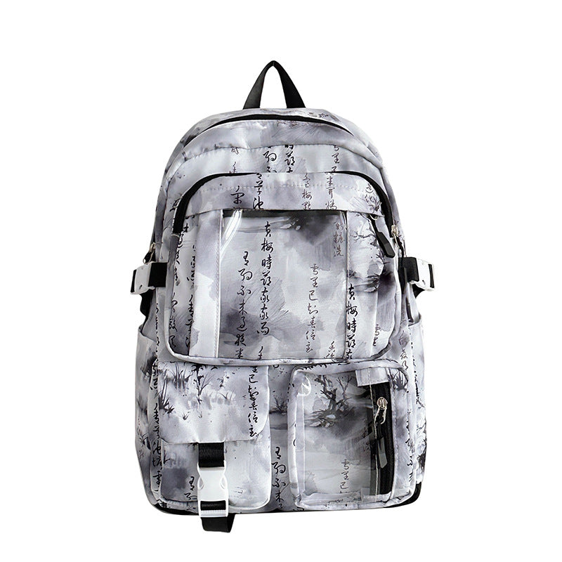 Artistic Graphic Print Backpack