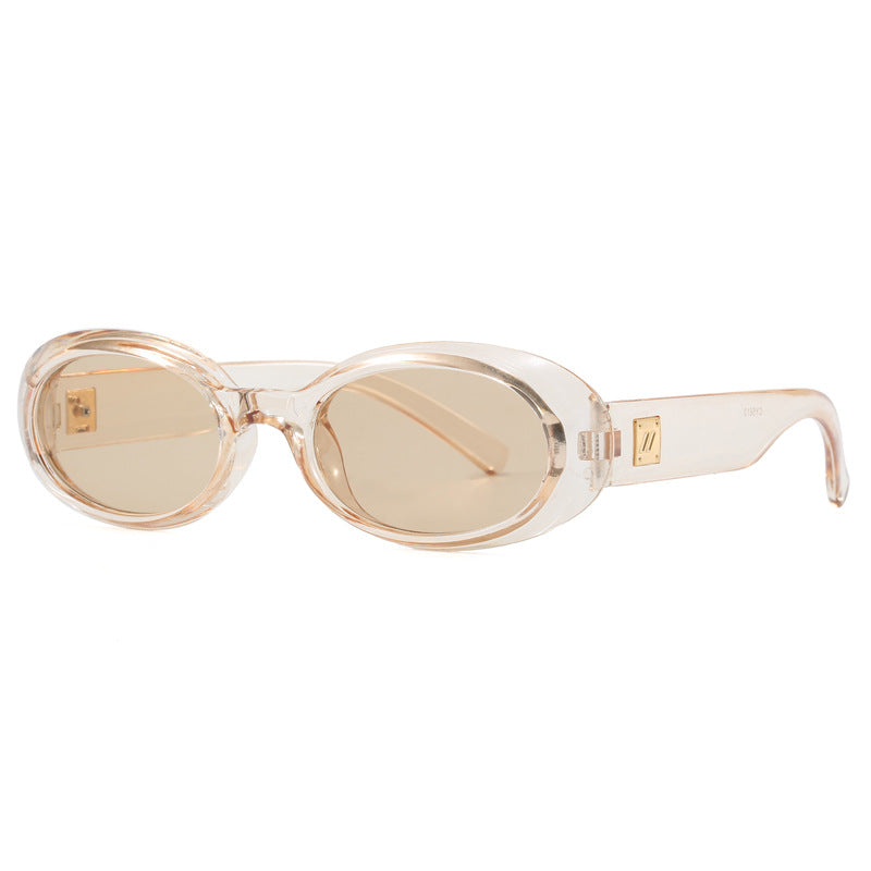 Oval Frame Fashion Sunglasses