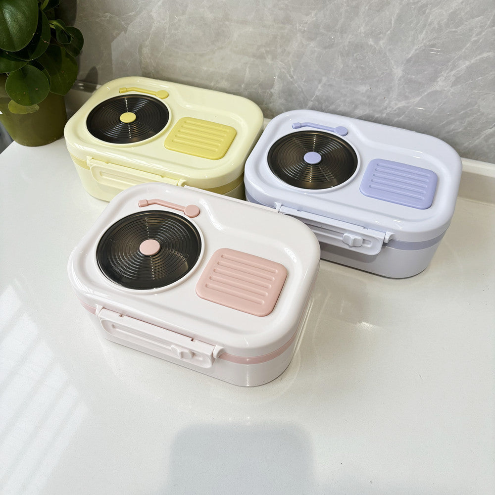 Retro Vinyl Record Lunch Box