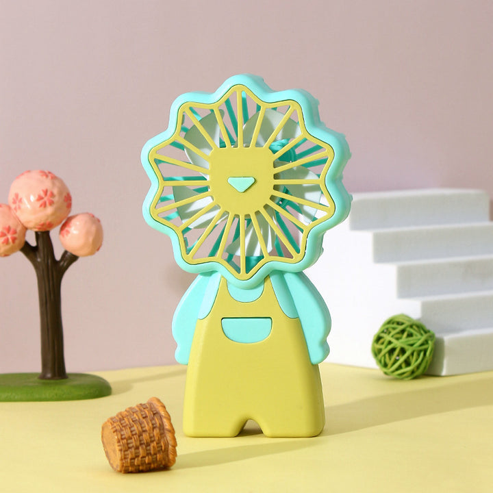 Women Portable Mini-Fan in Cute Flower Design Kalsten