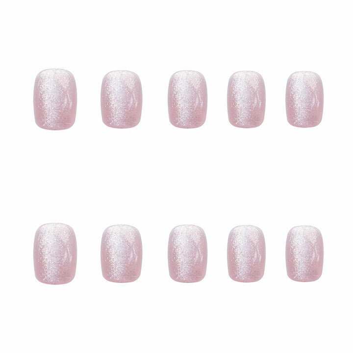 Elegant Glittery Press-On Nail Set