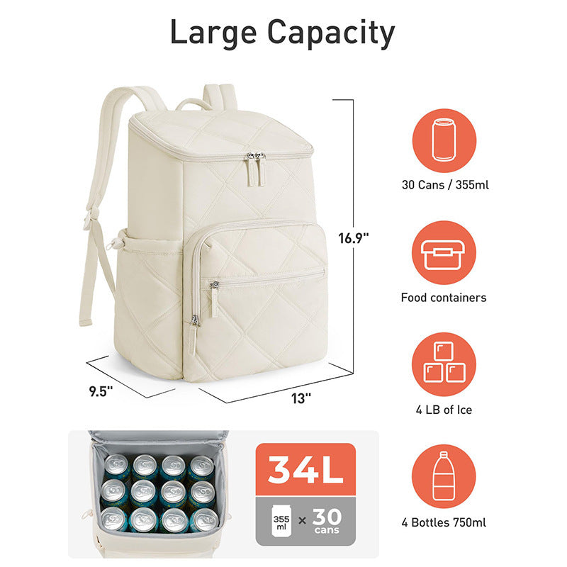 High-Quality and Stylish Quilted Backpack Kalsten