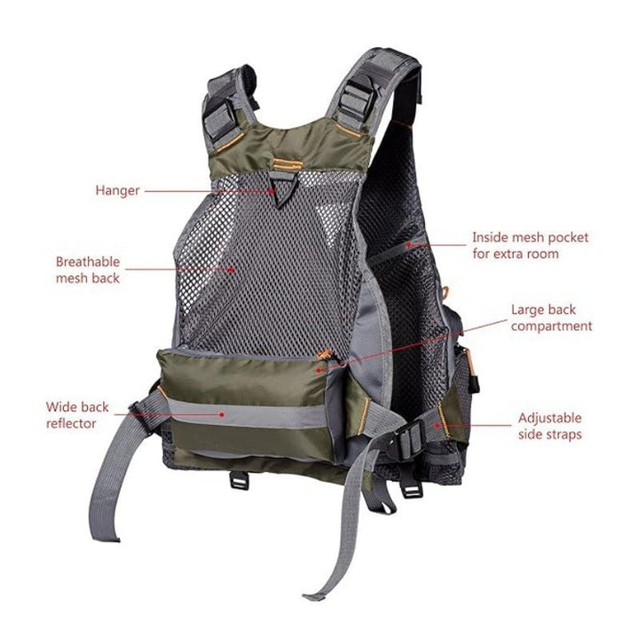 Tactical Fishing Utility Vest Kalsten