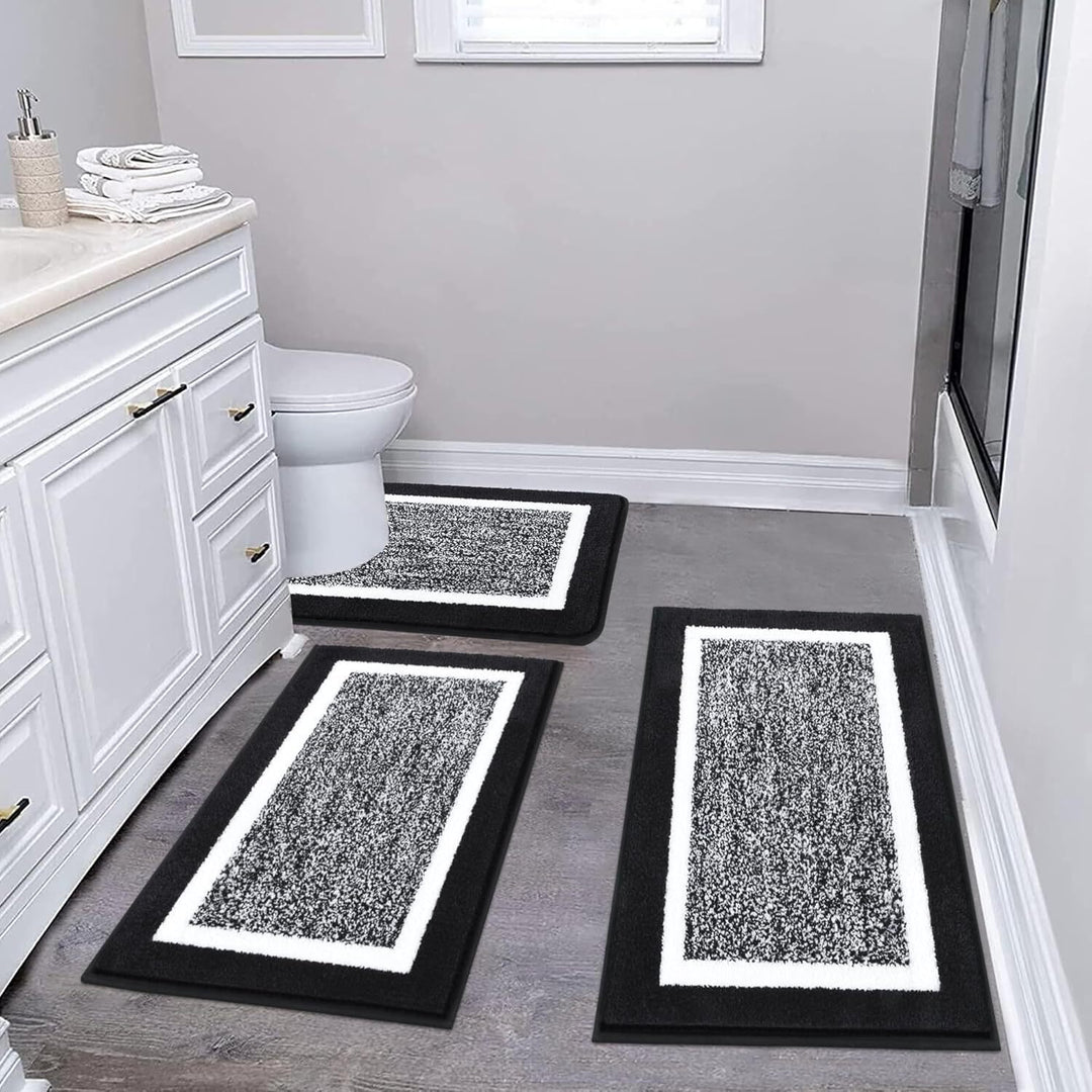 Luxurious Soft Bathroom Mat Set