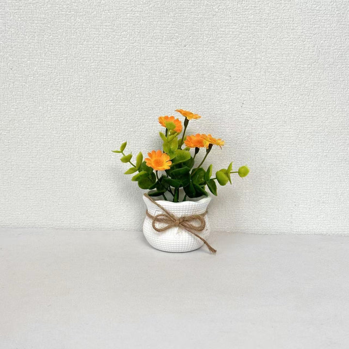 Decorative Potted Flower Arrangement for Indoor Decor