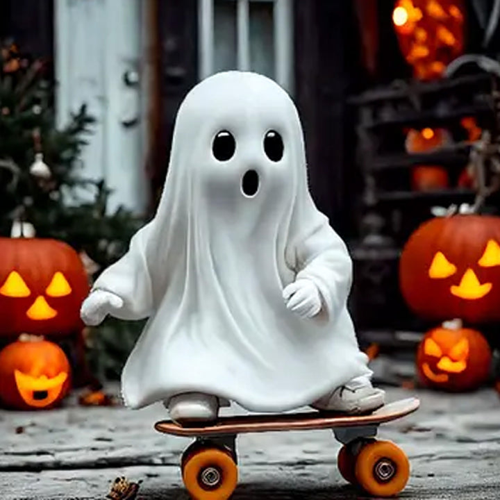Decorative skateboard ghost figure Kalsten