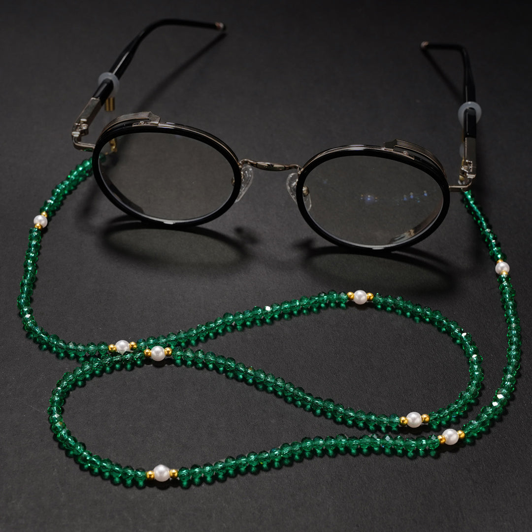 Elegant Crystal Beaded Eyewear Chain Kalsten