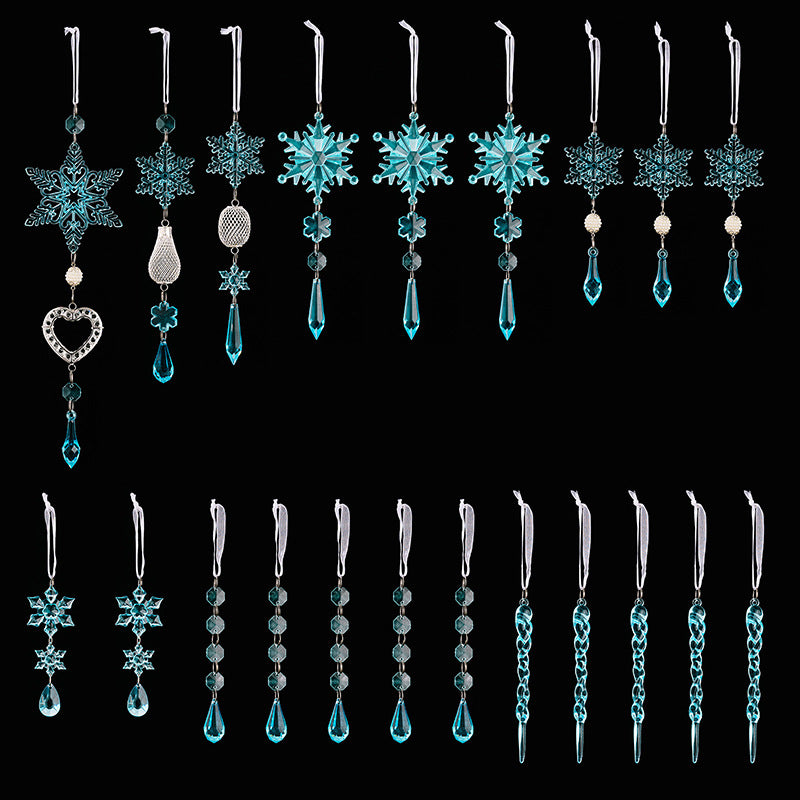 Decorative Crystal Snowflake Ornaments