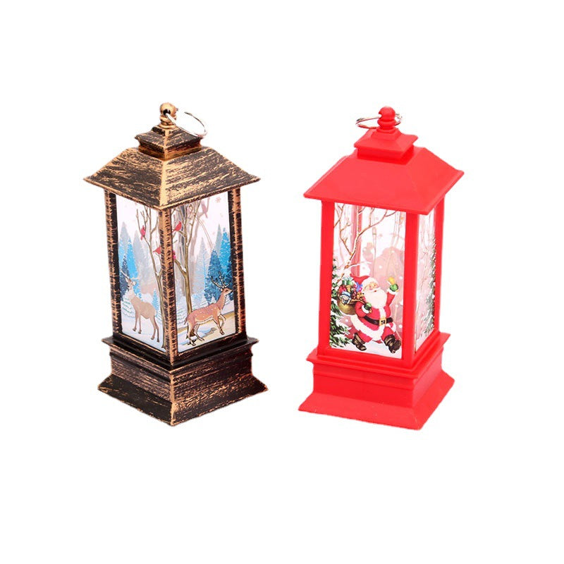 Decorative Lantern with Santa Theme Kalsten