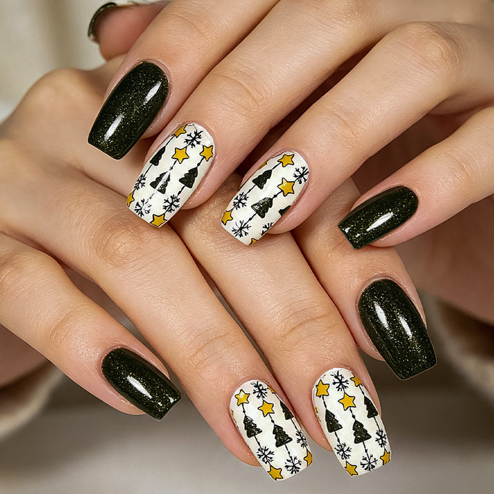 Festive Holiday Nail Art Set Kalsten