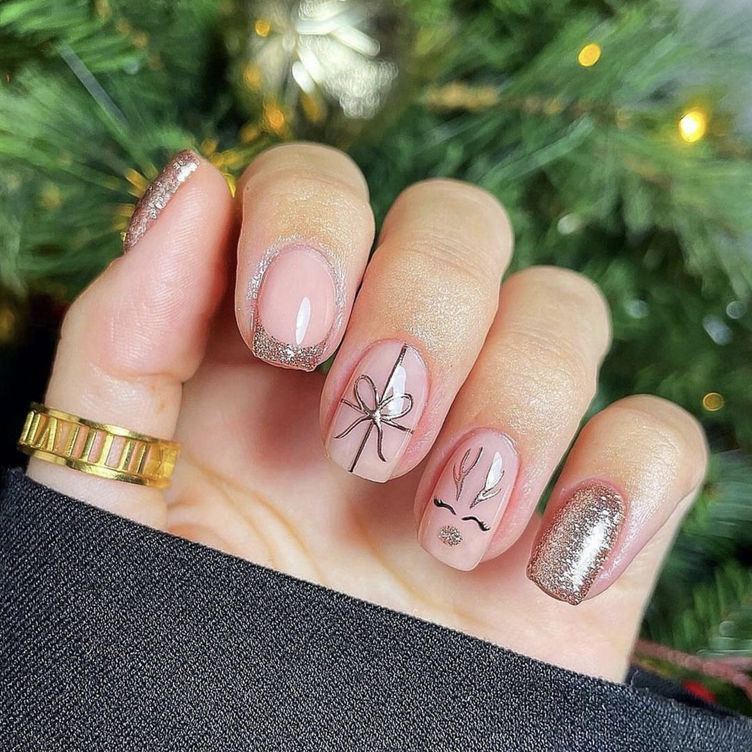 Festive Holiday Nail Art Design Kalsten