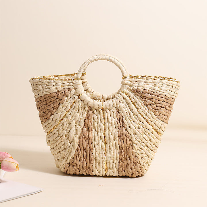 Handcrafted basket bag in modern design Kalsten