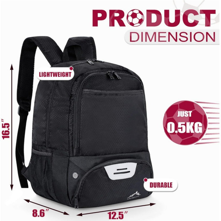 Multi-Functional Sports Backpack with Shoe Compartment Kalsten