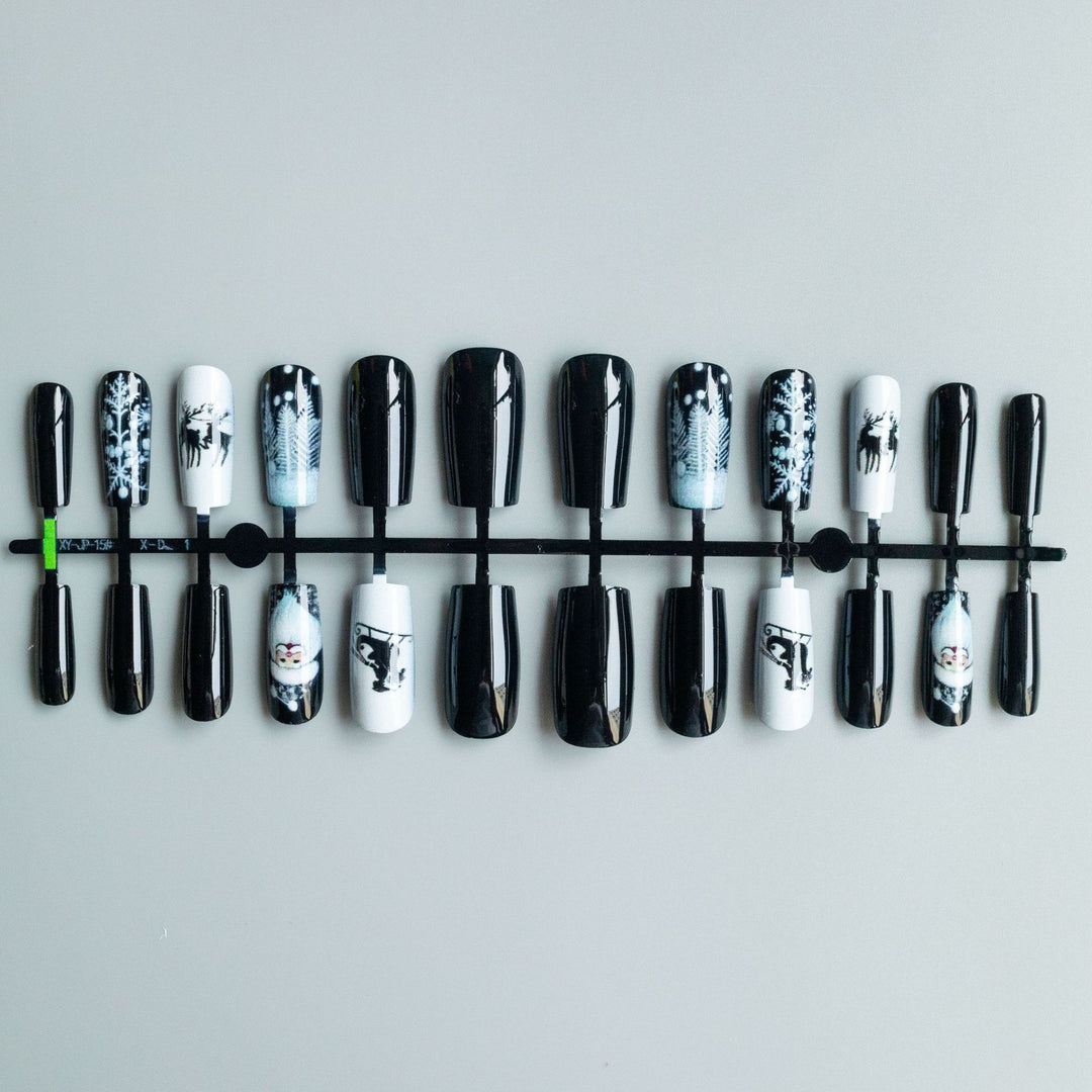 Festive Winter Nail Art Design Kit