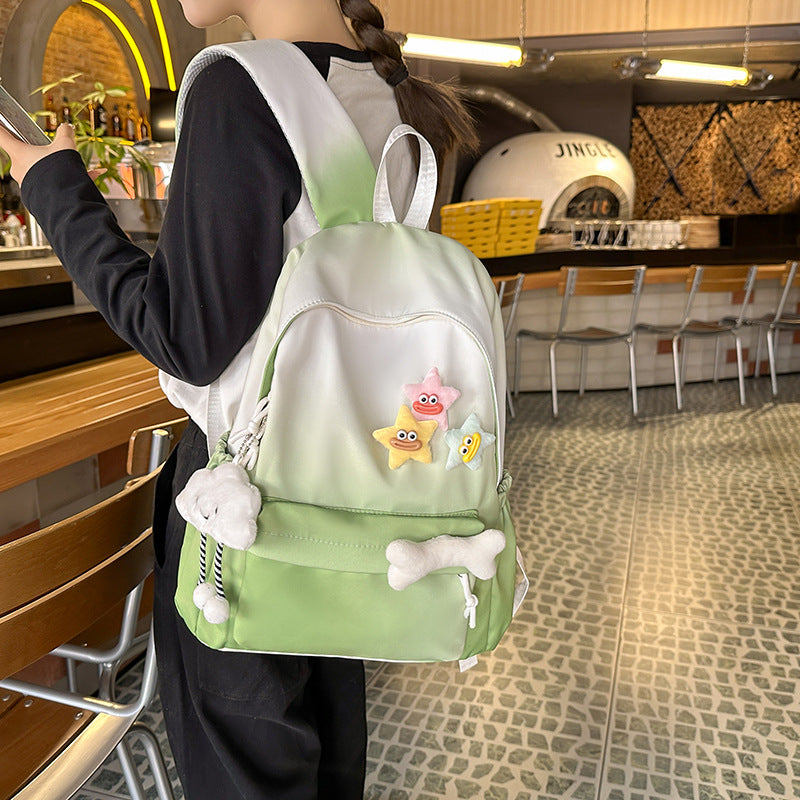 Playful Character Embellished Backpack Kalsten