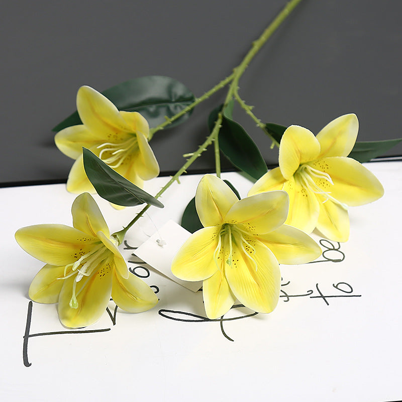 Realistic Synthetic Lily Stem