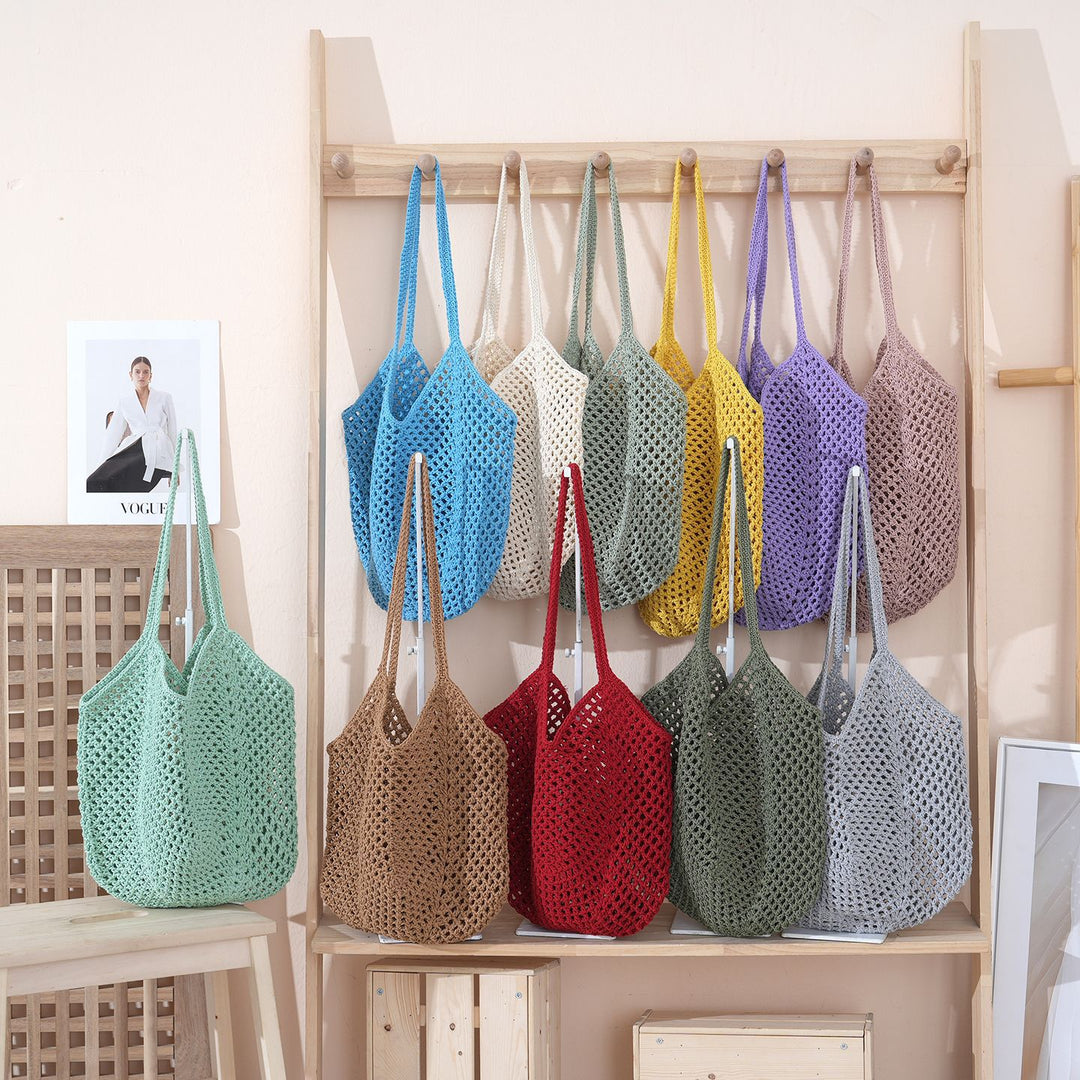 Handcrafted mesh tote bag Kalsten