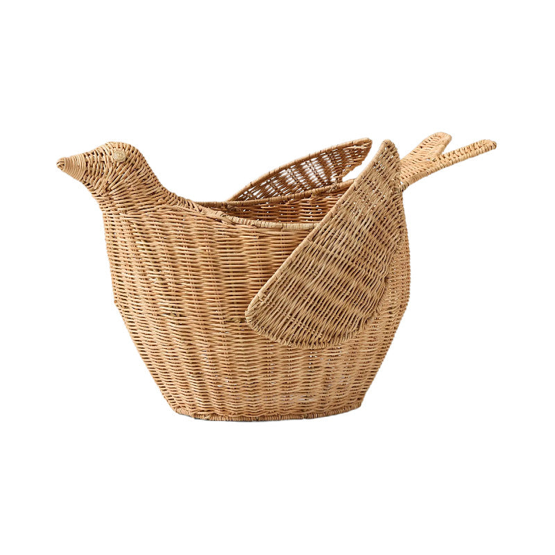 Playful basket in bird design Kalsten