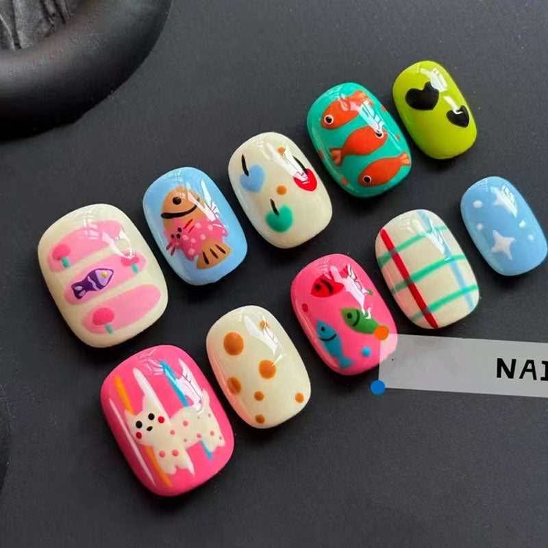 Playful Artistic Nail Art Design Set Kalsten