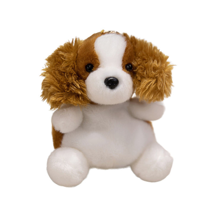 Mini Plush Otter Bag Charm with Metal Key Ring and Ultra-Soft Faux Fur Kalsten
