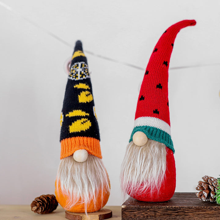 Decorative Plush Strawberry Gnome Figurine Kalsten