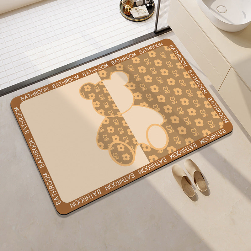 Cute Cartoon-Themed Bath Mat Kalsten