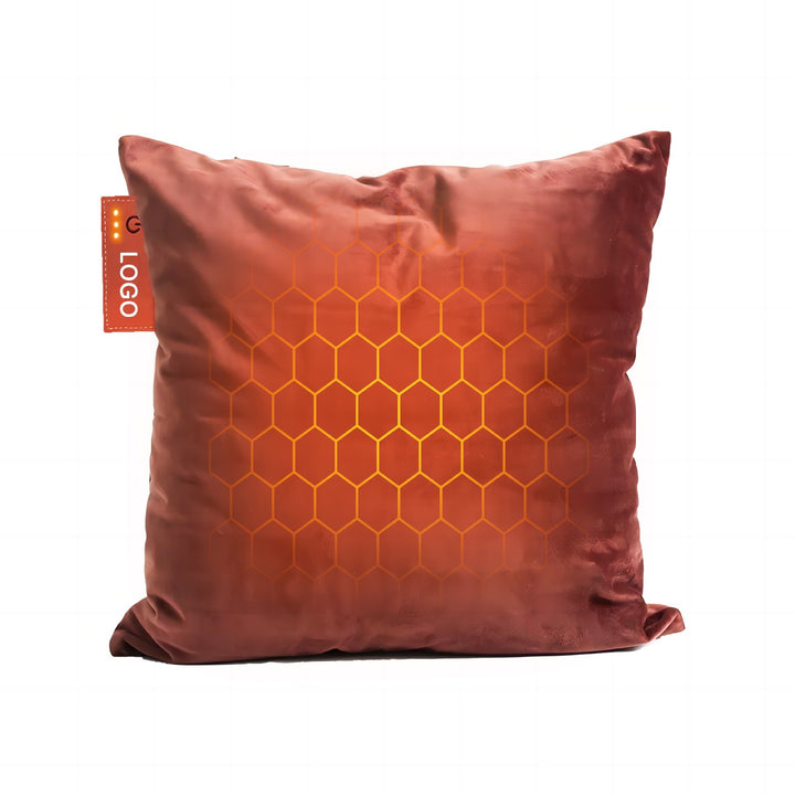 Women's Decorative Cushion Cover with Honeycomb Pattern Kalsten