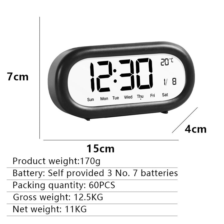 Digital alarm clock with temperature display Kalsten