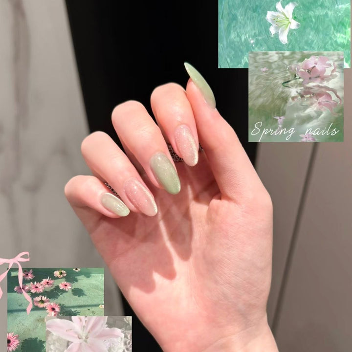 Whimsical Bunny-Themed Press-On Nail Art Set Kalsten