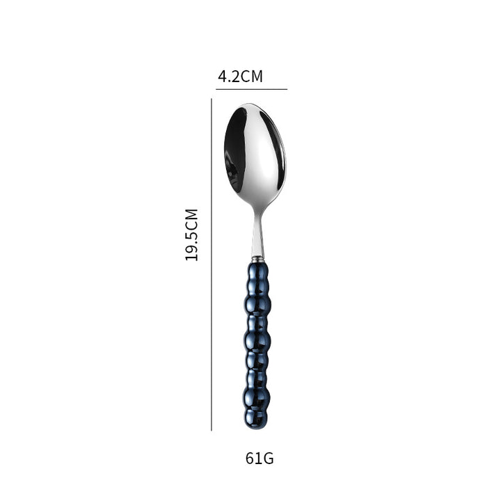 Elegant finger food fork with non-slip handle Kalsten