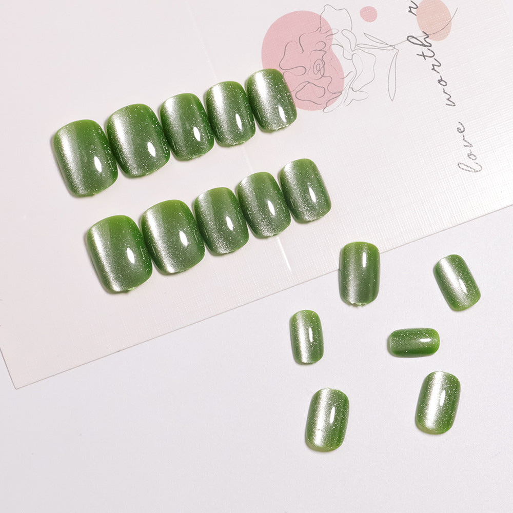 Glittering Matte Finish Press-On Nail Set Kalsten