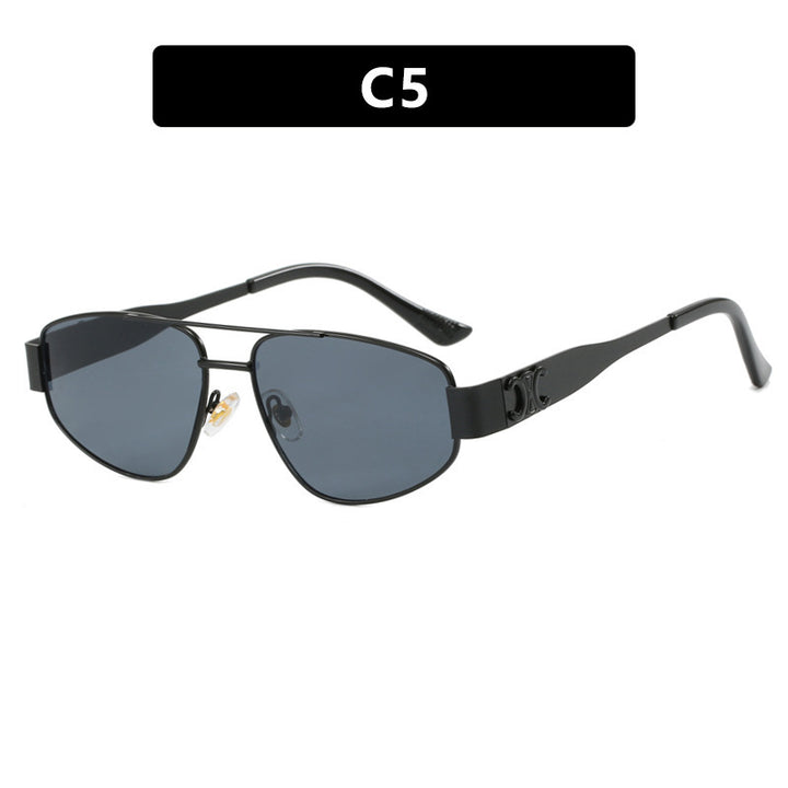Ladies sporty sunglasses with polarized lenses and elegant metal frame Kalsten