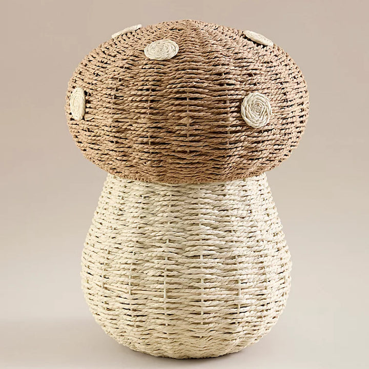Playful storage basket in mushroom design Kalsten
