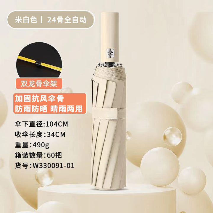 Ladies automatic and wind-resistant folding umbrella Kalsten