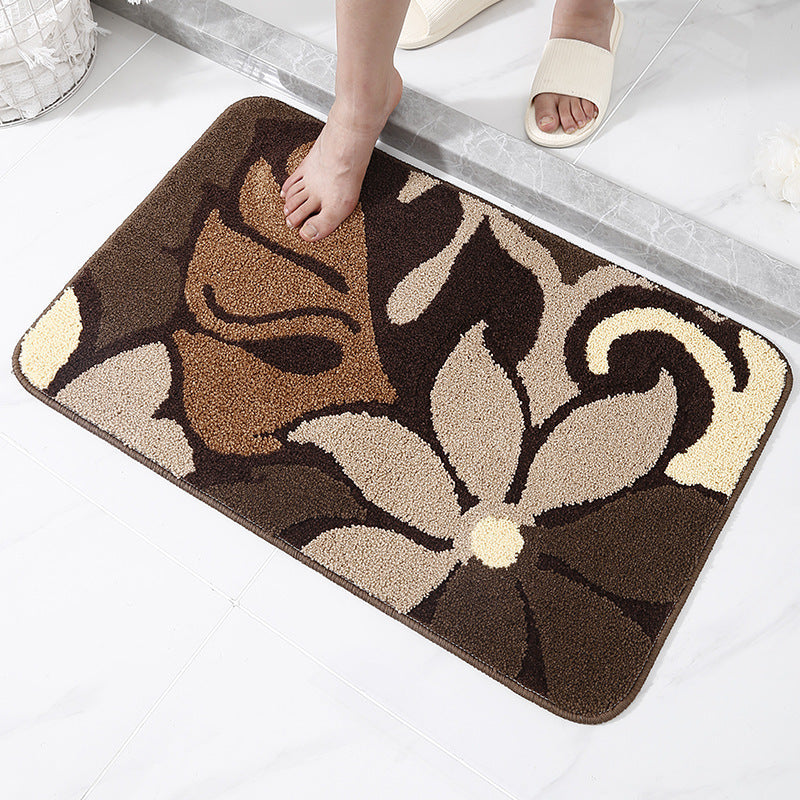 Plush Cat Theme Bath Mat