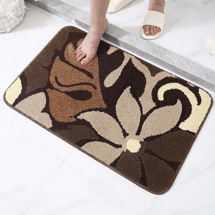 Plush Cat Theme Bath Mat