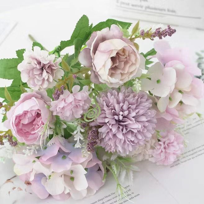 Realistic Artificial Floral Bouquet Arrangement