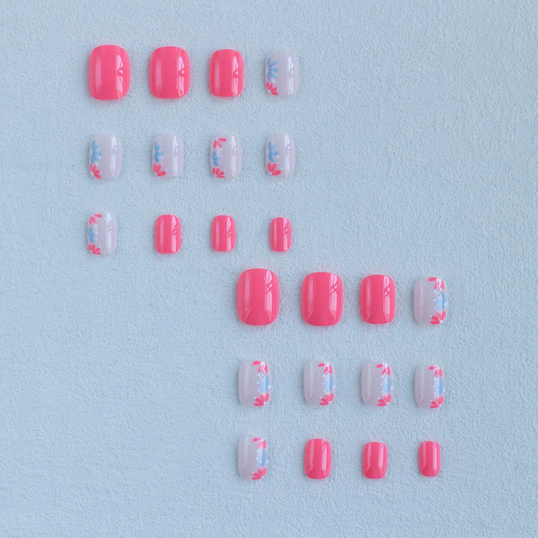 Decorative Floral Nail Art Set