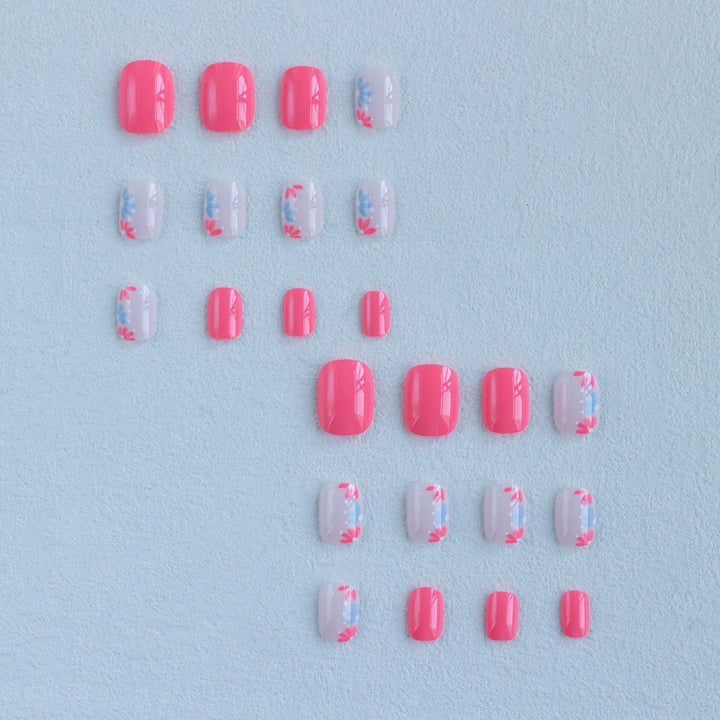 Decorative Floral Nail Art Set