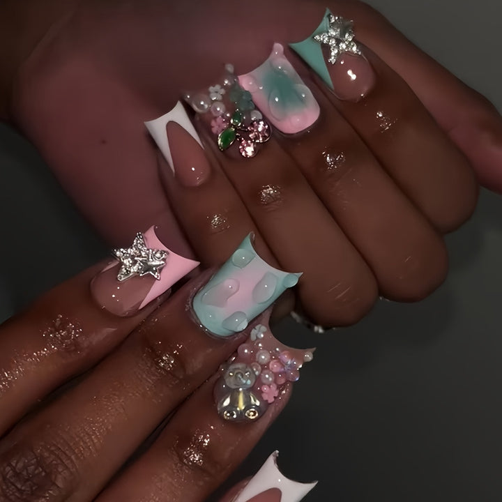 Decorative Resin Nail Art Extensions Kalsten