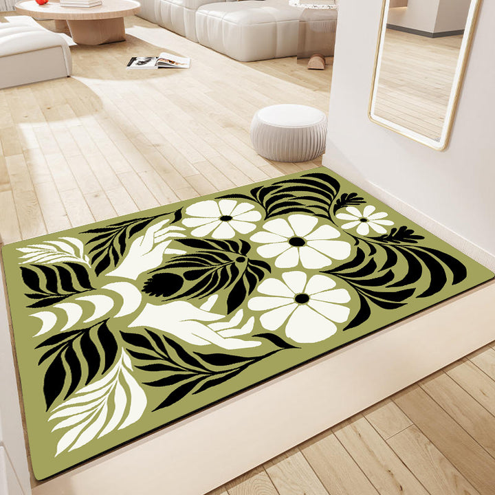 Floral Print Area Rug Kalsten