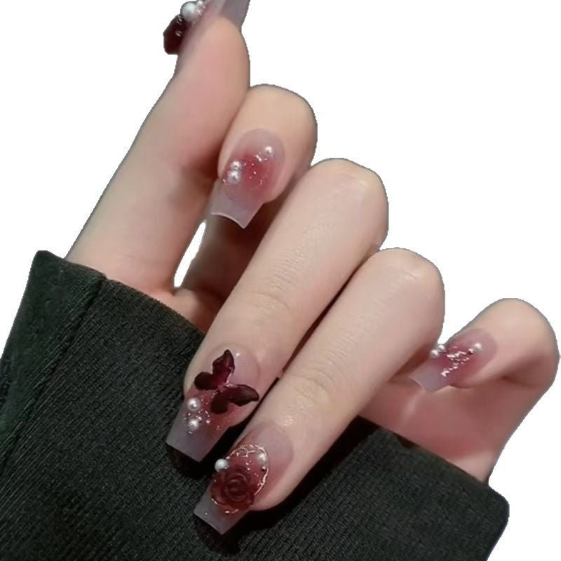 Artificial nail tips with flower pattern Kalsten