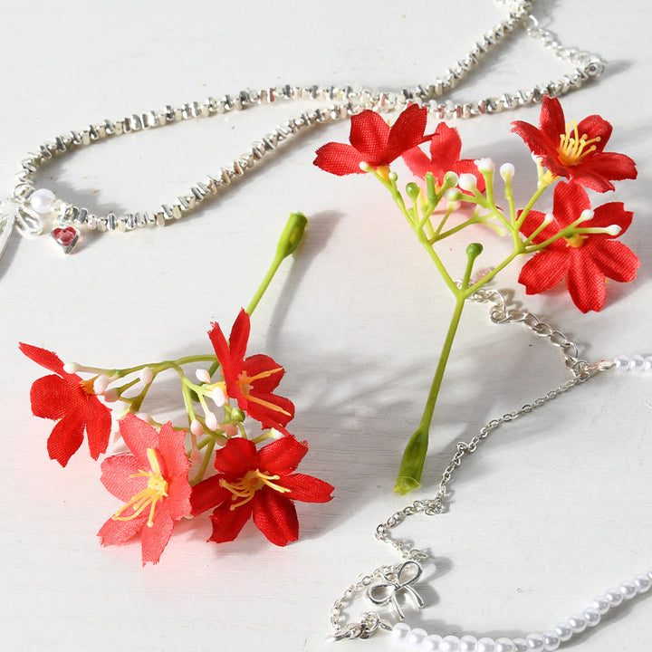 Floral Hair Accessory Brooch