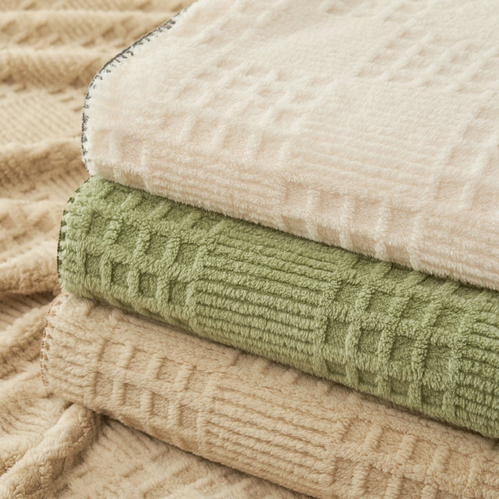 Textured Cozy Blanket Kalsten