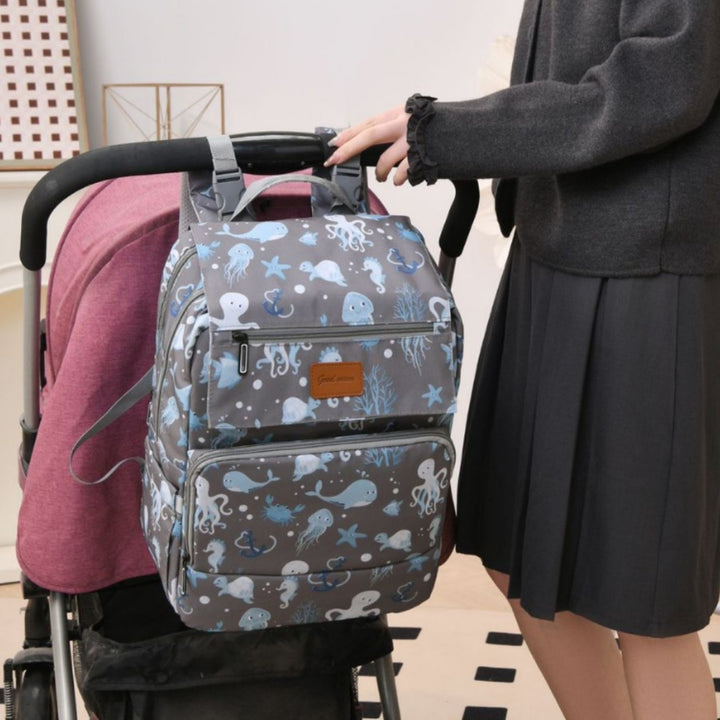 Dinosaur Print Multi-Functional Backpack Kalsten